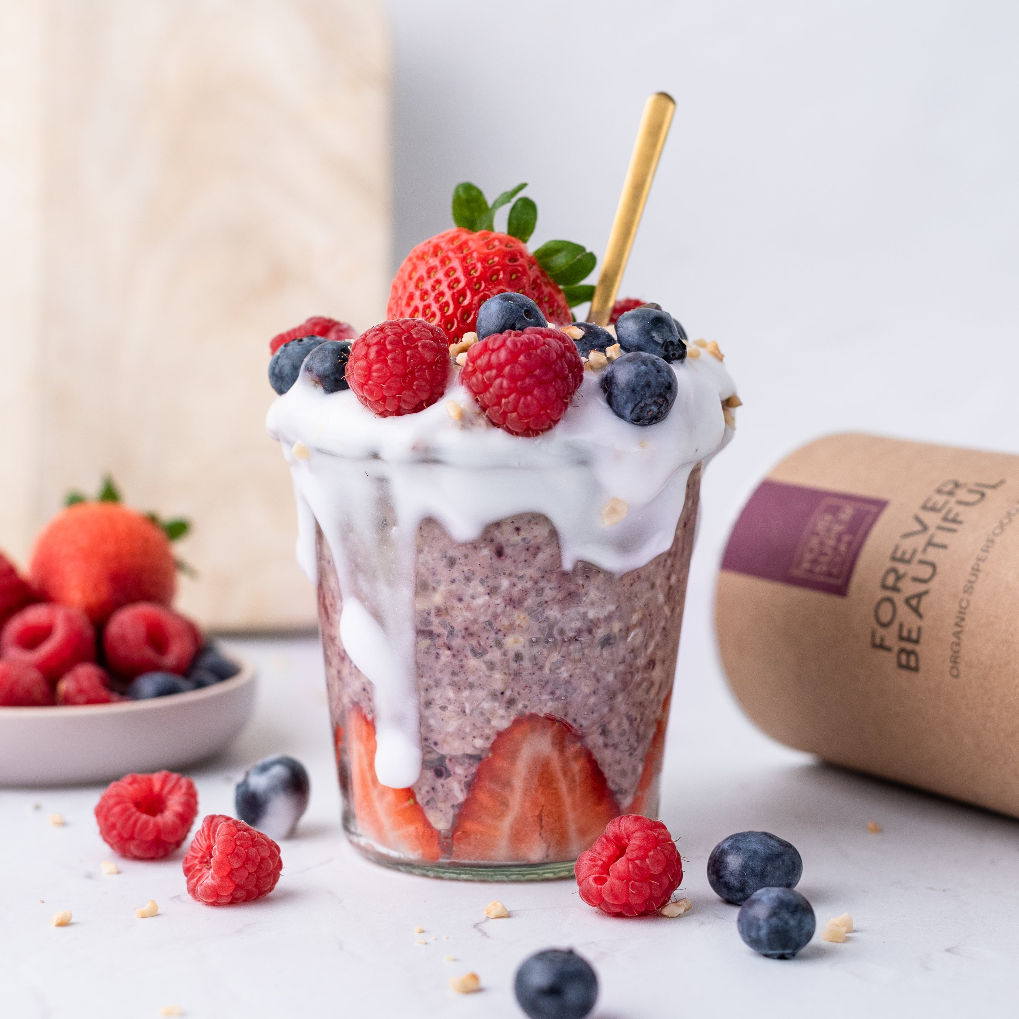 Berry Overnight Oats Recipe